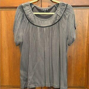 LOFT Women's Grey Top